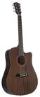 Red Hill Westerngitarre, AF-386CE Elektroakustische Westerngitarre Hand Rubbed Dark