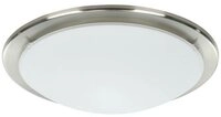 EGLO Deckenleuchte PLANET Deckenlampe, silber, wei&szlig;es satiniertes Glas,