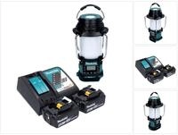 Makita DMR 056 RT Akku Radio 18 V FM DAB+ mit Laterne 360&deg; Taschenlampe IP65