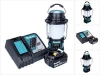 Makita DMR 056 RM1 Akku Radio 18 V FM DAB+ mit Laterne 360&deg; Taschenlampe IP6