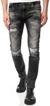 Rusty Neal Straight-Jeans YAMATO mit farblich abgesetzten N&auml;hten