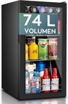 Heinrich&acute;s Getr&auml;nkek&uuml;hlschrank mit Glast&uuml;r HGK 3274, 84 cm hoch, 45 cm breit,
