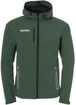 Softshelljacke KEMPA "SOFTSHELL JACKE SOFTSHELL Kids", Jungen, Gr. 128, gr&uuml;n