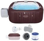 Bestway Whirlpool LAY-Z-SPA Maldives HydroJet Pro, Aufstellbecken, (Set, Inkl.