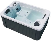 HOME DELUXE Whirlpool HORIZON - 175 x 115 cm, (1-tlg), f&uuml;r 2 Personen, Heizung und