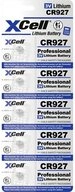 XCell XCell Knopfzelle CR927 3 V 5 St. 30 Lithium Knopfzelle