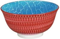 Cilio Schale AMICI Bowl Rauten rot 15,5 cm, Porzellan, (Bowls)