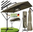 tillvex Sonnenschirm tillvex&reg; Sonnenschirm eckig 235 x 235 cm Ampelschirm