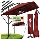 tillvex Sonnenschirm tillvex&reg; Sonnenschirm eckig 235 x 235 cm Ampelschirm