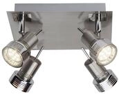 Brilliant Deckenleuchten Kassandra, Warmwei&szlig;, Lampe Kassandra LED Spotplatte 4flg