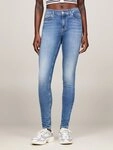 Tommy Jeans Skinny-fit-Jeans NORA MID RISE mit Waschung, Logo-Badge