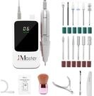JCMaster Manik&uuml;re-Pedik&uuml;re-Set, Nagelfr&auml;ser 35000RPM, 5200mAh, 12 Nagelfeile-Bits