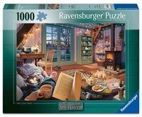 Ravensburger Puzzle Erwachsenenpuzzle 1000 Teile - Gem&uuml;tlicher Gartenschuppen,...