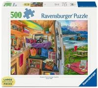 Ravensburger Puzzle Erwachsenenpuzzle 500 Large Pieces - Beim Camping, 500