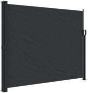 vidaXL Seitenmarkise 160 x 600 cm Seitenmarkise Ausziehbar Schwarz 160x600 cm