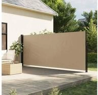vidaXL Markise Seitenmarkise Ausziehbar Beige 170x300 cm