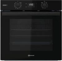 BAUKNECHT Einbaubackofen BBA2S85PU1K, mit 1-fach-Teleskopauszug,
