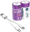 ANSMANN AG Akku Li-Ion 1,5V C-Cell Typ 2500 &ndash; 2 St&uuml;ck Akku