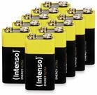 Intenso INTENSO 9V-Blockbatterie Energy Ultra, 6LR61, E-Block, 10er-Set Batterie