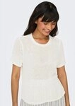 ONLY Kurzarmpullover ONLSUNNY S/S PULLOVER NOOS KNT Kunstfaser, regular fit