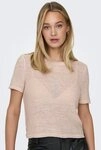 ONLY Kurzarmpullover ONLSUNNY S/S PULLOVER NOOS KNT Kunstfaser, regular fit