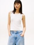 Tommy Jeans Tanktop TJW ESSENTIAL RIB TANK EXT mit gerippter Struktur