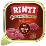 Rinti Singlefleisch Exclusive Ziege pur 150 g - 10 St&uuml;ck, f&uuml;r: Hund