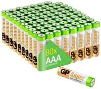 Gp GP Super Micro (AAA)-Batterie Alkali-Mangan 1.5 V 80 St. Batterie