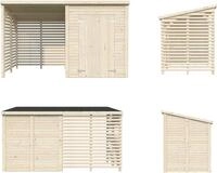 Palmako Gartenhaus Leif 3,0+2,9 m&sup2;, BxT: 377x187 cm