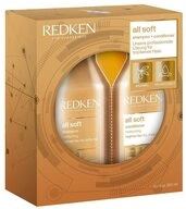 Redken Haarpflege-Set Geschenkset All Soft Shampoo 300 ml + Conditioner 300 ml