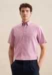 seidensticker Businesshemd Regular Regular 1/2 Button-Down-Kragen Struktur