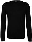 Sweater JOOP "Strickpullover JK-01Denny", Herren, Gr. S, schwarz, Obermaterial: 100%