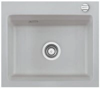 Systemceram K&uuml;chensp&uuml;le KeraDomo Kara 57 Handbedienung Sonder Titan 78, 57,5/510 cm