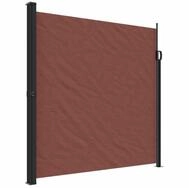 vidaXL Seitenmarkise Sichtschutz Windschutz Ausziehbar Braun 200x600 cm