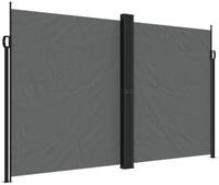 vidaXL Seitenmarkise Sichtschutz Windschutz Ausziehbar Anthrazit 200x600 cm