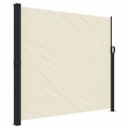 vidaXL Seitenmarkise Sichtschutz Windschutz Ausziehbar Creme 180x600 cm