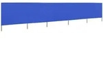 vidaXL Sonnensegel, 5-teiliges Windschutzgewebe 600 x 160 cm Azurblau