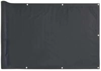 vidaXL Gartenzaun Balkon-Sichtschutz Anthrazit 600x120 cm PVC, (1-St)