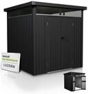 Juskys Gartenhaus Luzern, BxT: 196x254 cm, 5,2 m&sup2;, Metall, wetterfest,...