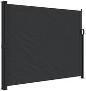 vidaXL Seitenmarkise Sichtschutz Windschutz Ausziehbar Schwarz 160x500 cm