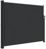 vidaXL Seitenmarkise Sichtschutz Windschutz Ausziehbar Schwarz 160x300 cm