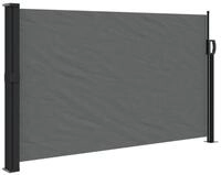vidaXL Seitenmarkise Sichtschutz Windschutz Ausziehbar Anthrazit 120x600 cm