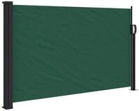 vidaXL Seitenmarkise Seitenmarkise Ausziehbar Dunkelgr&uuml;n 117x300 cm
