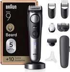 Braun Elektrorasierer Braun Barttrimmer Series 9 Elektrischer Bartschneider...