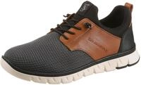 Slip-On Sneaker SALAMANDER, Herren, Gr. 40, braun (dunkelgrau, cognac), Leder,