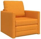 vidaXL Sofa Schlafsofa Dunkelgelb 74 x 77 x 81 cm Stoff, 1 Teile