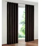 Wirth Vorhang Warnow (1 St), Kr&auml;uselband, blickdicht, Chenille, 270 g/m2 schwarz 132