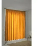 Wirth Vorhang Warnow (1 St), Kr&auml;uselband, blickdicht, Chenille, 270 g/m2 goldfarben