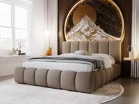 GrainGold Polsterbett Cloud (Set, Polsterbett, Kopfteil, Lattenrost), mit hohe