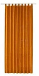 Wirth Vorhang Warnow (1 St), Schlaufen, blickdicht, Chenille goldfarben 132 cm x 225